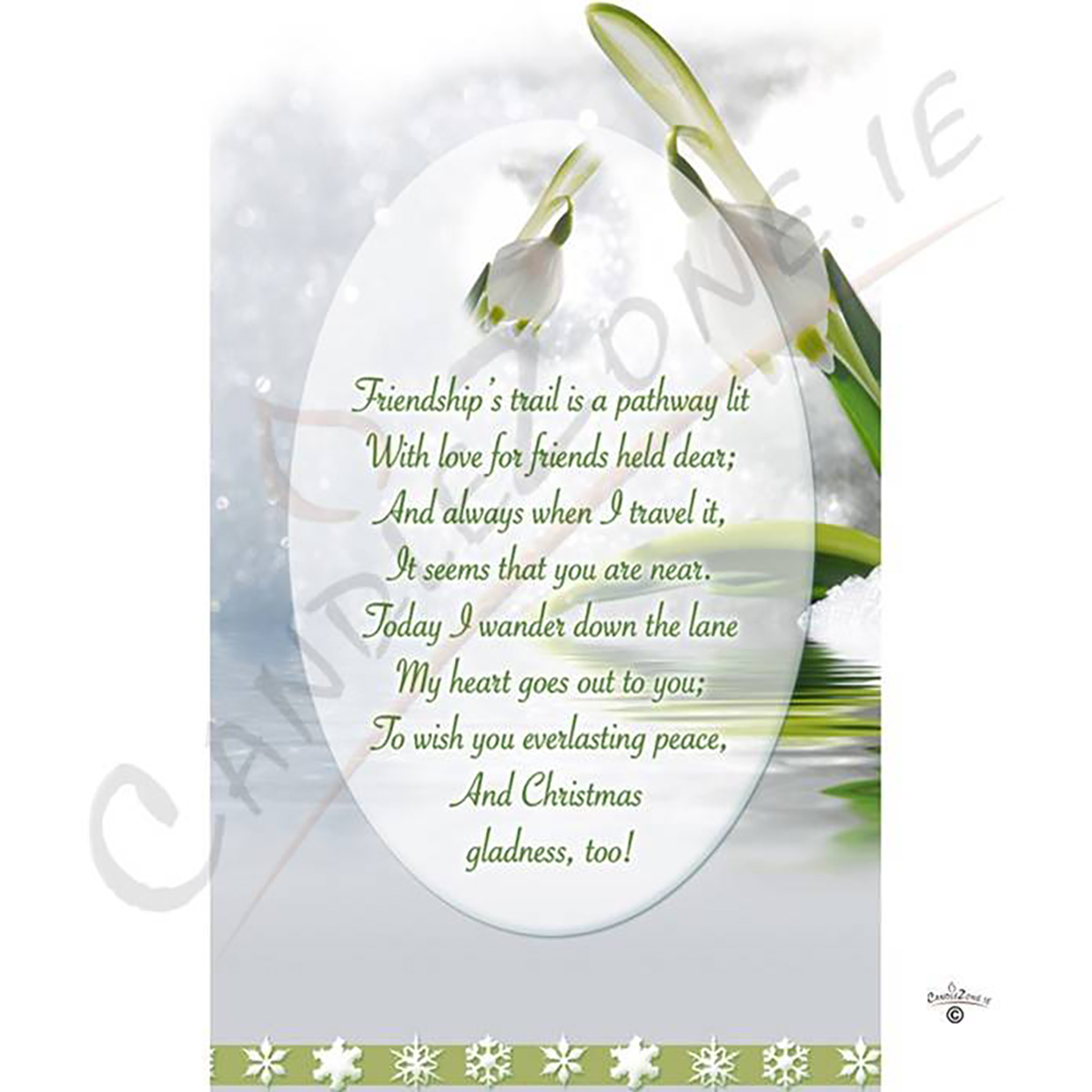 Personalised Christmas - Snow Drop
