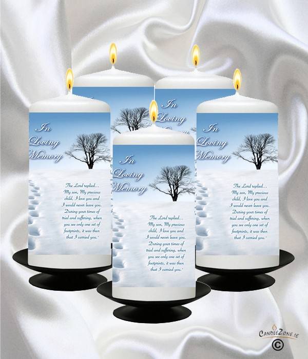 Personalised Christmas - Footprints in the Snow