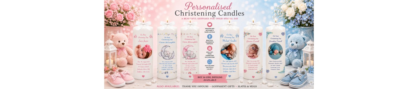 Personalised Christening & Naming Day Gifts - Click Here